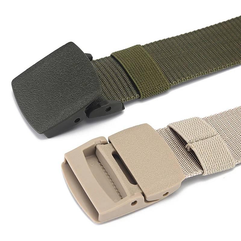 ミリタリー風 ベルト メンズ ナイロン タクティカル ベルト シンプル ソリッド ワンタッチ バックル ソリッド 無地 穴なし 無段階 調整自由 |  | 03