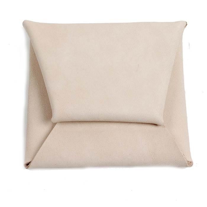 コインケース メンズ レディース 本革 ナチュラル ベージュ色 男女共用 シンプルでおしゃれ 手のひらサイズでかわいい ミニ レザー 小銭入れ 小物 雑貨 | 