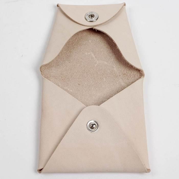 コインケース メンズ レディース 本革 ナチュラル ベージュ色 男女共用 シンプルでおしゃれ 手のひらサイズでかわいい ミニ レザー 小銭入れ 小物 雑貨 |  | 02