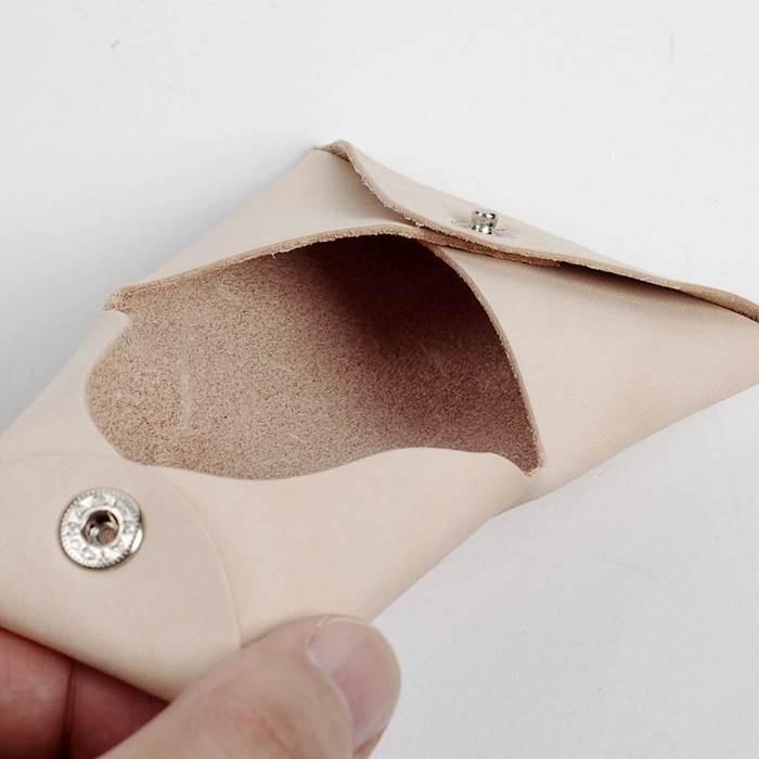 コインケース メンズ レディース 本革 ナチュラル ベージュ色 男女共用 シンプルでおしゃれ 手のひらサイズでかわいい ミニ レザー 小銭入れ 小物 雑貨 |  | 03