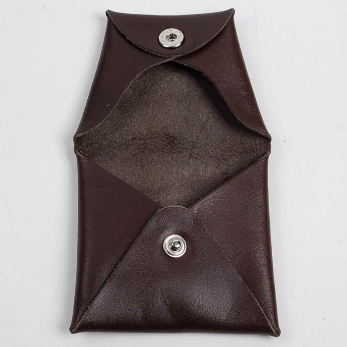 コインケース メンズ レディース 本革 チョコレート ブラウン色 男女共用 シンプルでおしゃれ 手のひらサイズでかわいい ミニ レザー 小銭入れ 小物 雑貨 |  | 02