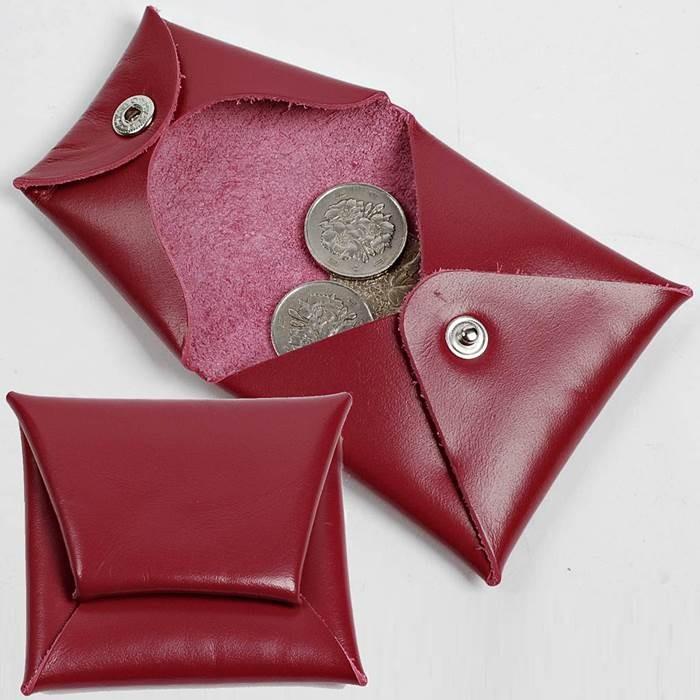 コインケース メンズ レディース 本革 ワインレッド 赤色 男女共用 シンプルでおしゃれ 手のひらサイズでかわいい ミニ レザー 小銭入れ 小物 雑貨 |  | 01