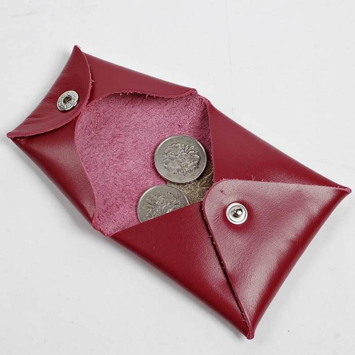 コインケース メンズ レディース 本革 ワインレッド 赤色 男女共用 シンプルでおしゃれ 手のひらサイズでかわいい ミニ レザー 小銭入れ 小物 雑貨 |  | 04