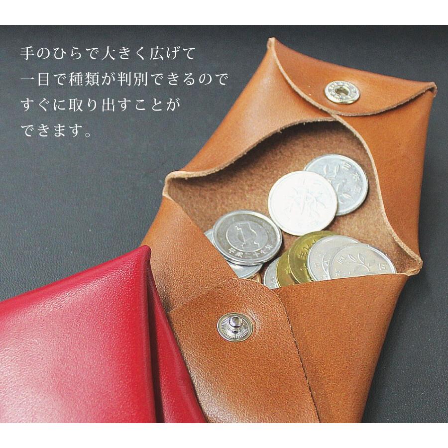 コインケース メンズ レディース 本革 ワインレッド 赤色 男女共用 シンプルでおしゃれ 手のひらサイズでかわいい ミニ レザー 小銭入れ 小物 雑貨 |  | 06