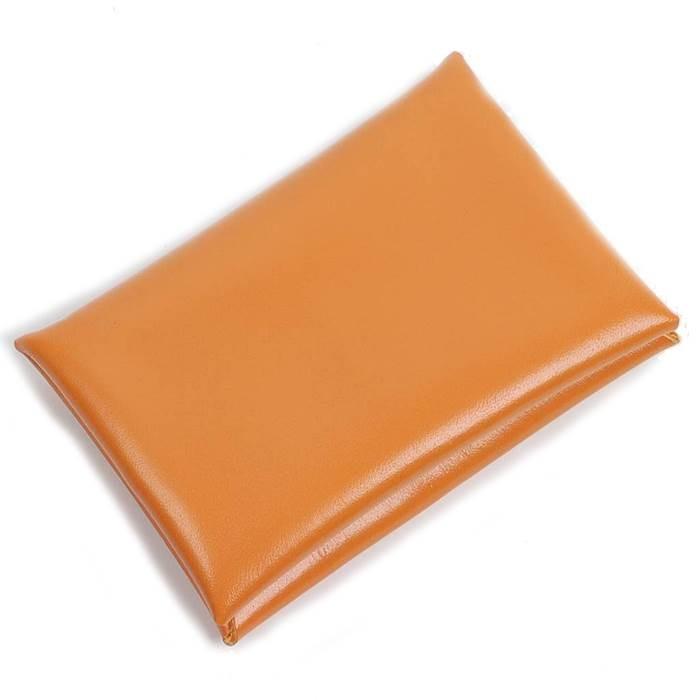 カードケース 名刺入れ カード入れ メンズ レディース 本革 キャロット オレンジ色 男女共用 薄型 シンプルでおしゃれ スリムサイズでかわいい レザー 小物 雑貨 | 