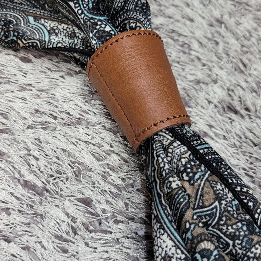 スカーフ リング 革 滑りにくい レザー仕様 スカーフ留め ２タイプ 開閉不可 韓国ファッション 小物 アクセサリー 送料無料 敬老の日　父の日 |  | 11