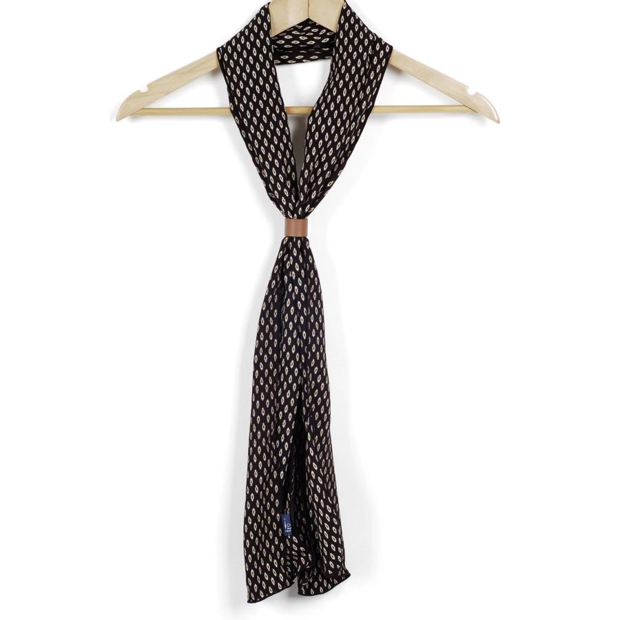 スカーフ リング 革 滑りにくい レザー仕様 スカーフ留め ２タイプ 開閉不可 韓国ファッション 小物 アクセサリー 送料無料 敬老の日　父の日 |  | 08