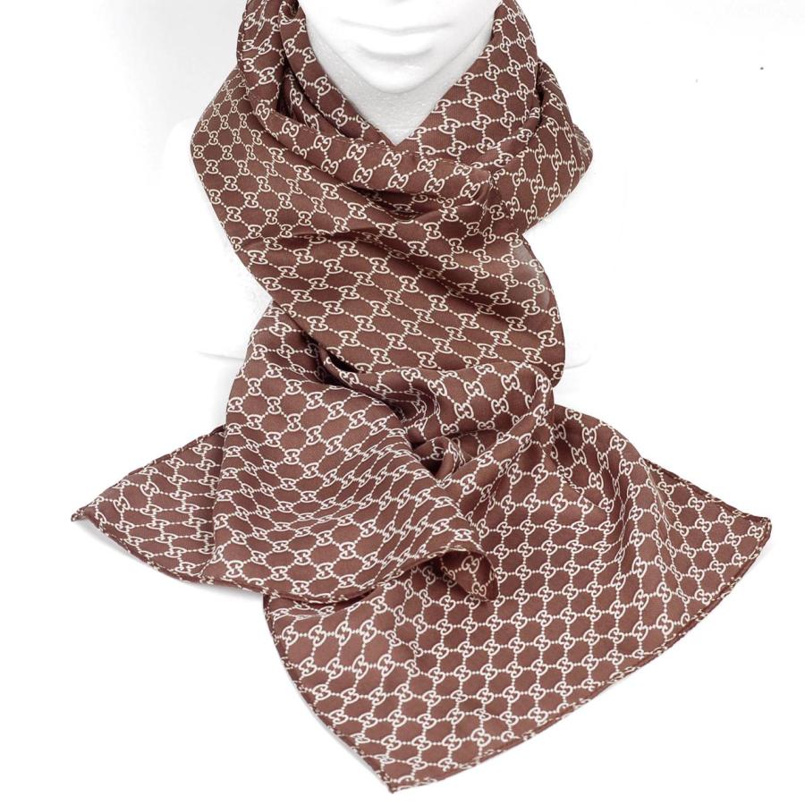 ストール マフラー メンズ ロング ネックタイ スカーフ GG チェック柄 チェーン 細長 ソフト スカーフ レーヨン 韓国ファッション 韓国製 送料無料 |  | 01