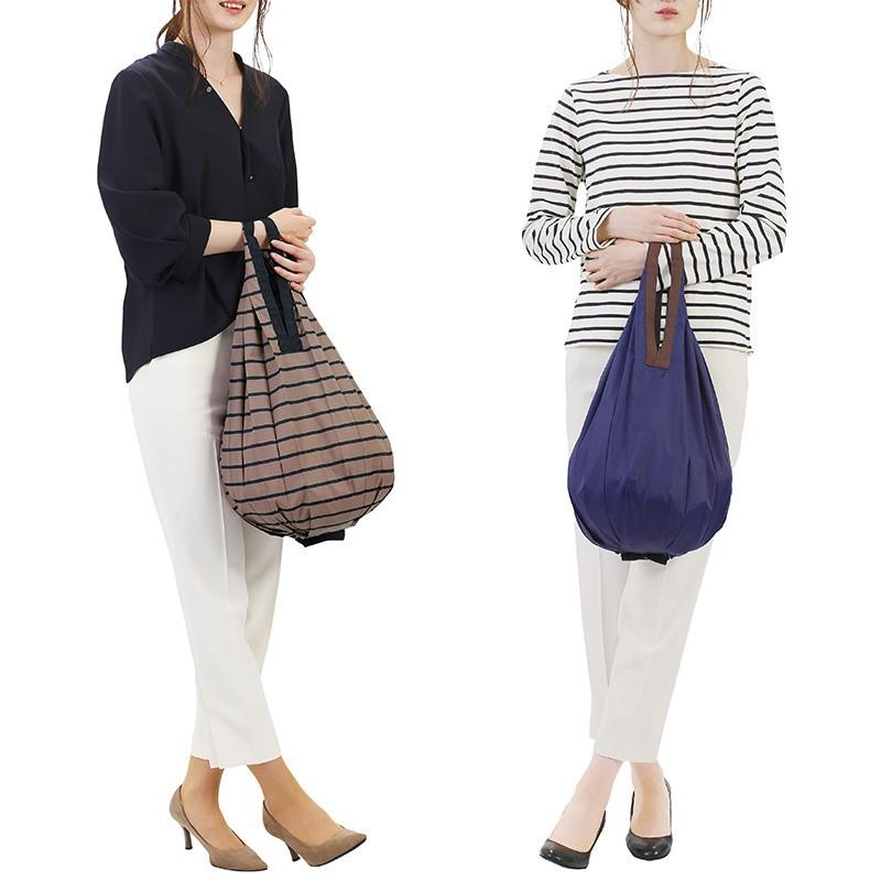 エコバッグ シュパット レモン 黄色 ドット 水玉柄 縦型 コンパクト 折りたたみ 機能性もファッション性も抜群の 縦型 しずく型 コンパクトバッグ Shupatto |  | 05