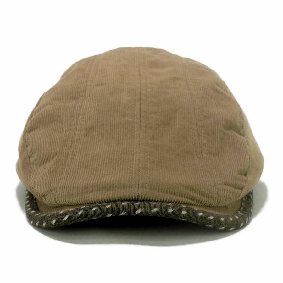 ハンチング 久留米カスリ パイピング ライン コーデュロイ 無地 メンズ レディース ハンチング キャスケット キャップ 秋冬 帽子 フリーサイズ58cm |  | 06