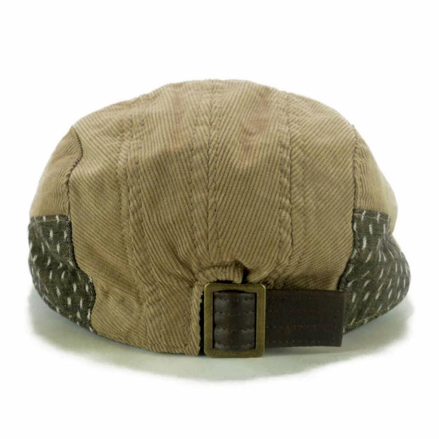 ハンチング 久留米カスリ パイピング ライン コーデュロイ 無地 メンズ レディース ハンチング キャスケット キャップ 秋冬 帽子 フリーサイズ58cm |  | 08