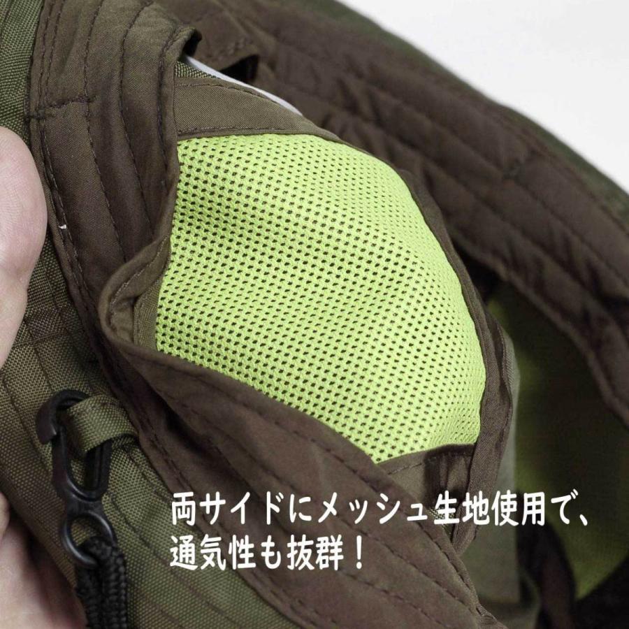 サファリハット アドベンチャーハット メンズ レディース 男女兼用サイズ（58cm） UVカット 撥水加工 ムラ染め ポリアドベンチャーHAT 脱着可能 あご紐 |  | 20