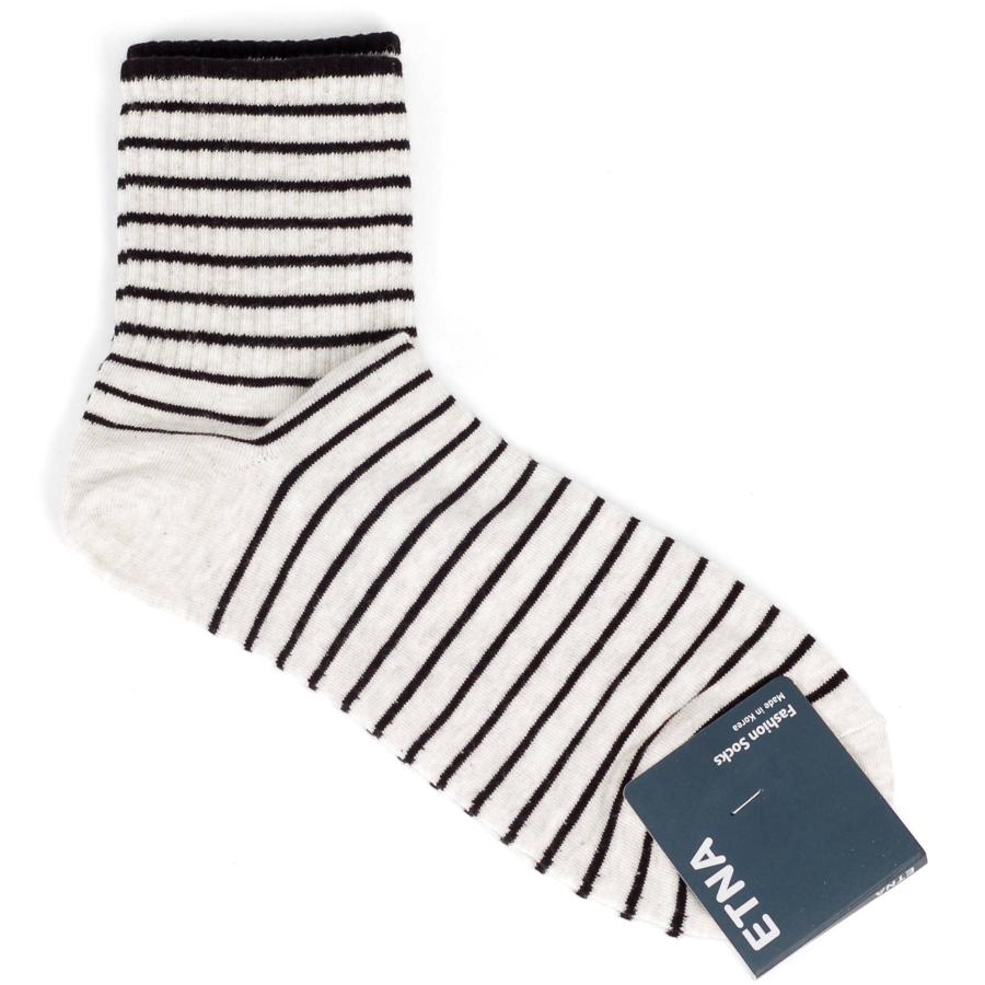 ４足セット 送料無料 メンズ 靴下 メンズソックス ビジネス カジュアル ソフト ストライプ ボーダー ライン 韓国ファッション 綿 コットン 段柄 韓国製 |  | 08