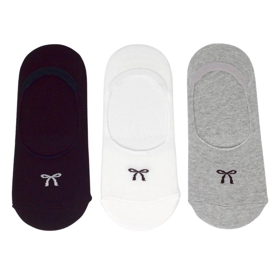 フットカバー レディース 脱げにくい 靴下 浅履き かわいいリボン柄 シリコン付き 滑り止め ゴムバンド付き パンプス用 ソックス、送料無料 韓国製 |  | 01