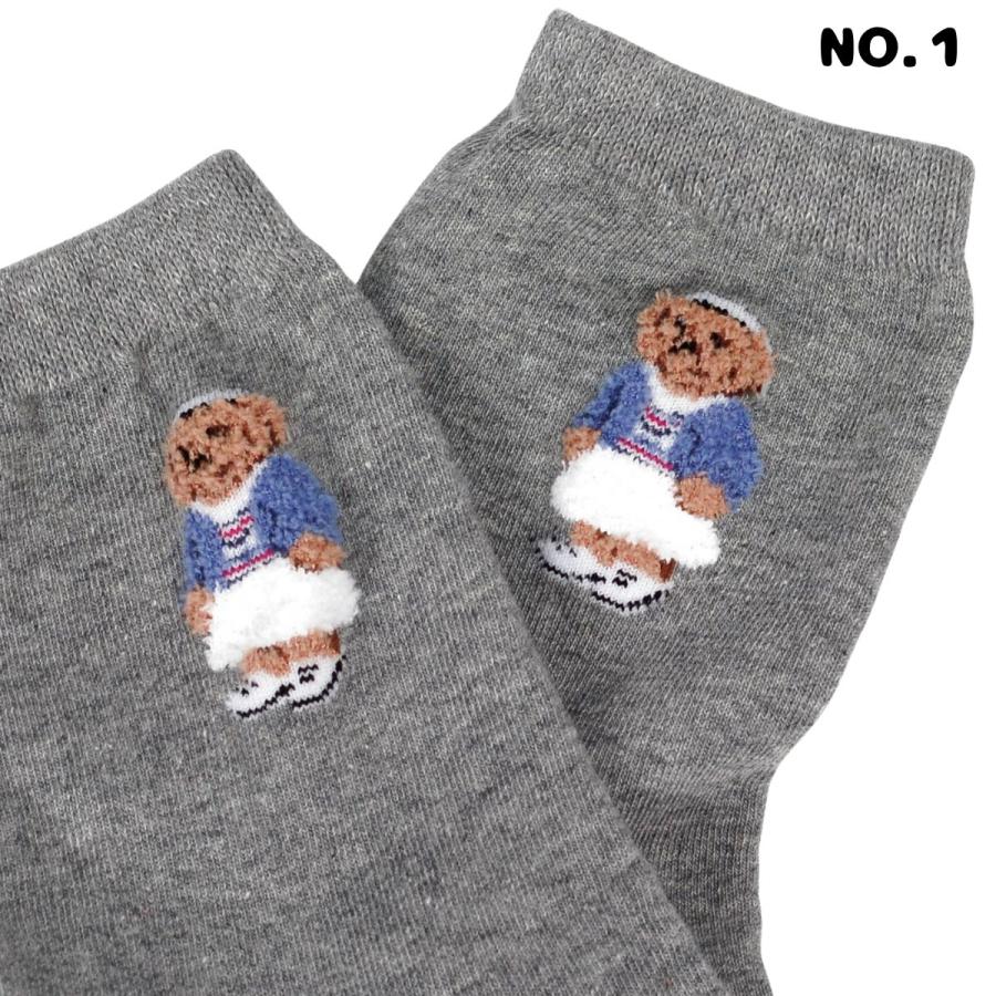 靴下 レディース 韓国 刺繍 クマ柄 クルーソックス かわいい おしゃれ 秋冬 韓国ファッション アニマル ソックス 韓国製 単品 プレゼント ギフト 送料無料 |  | 04