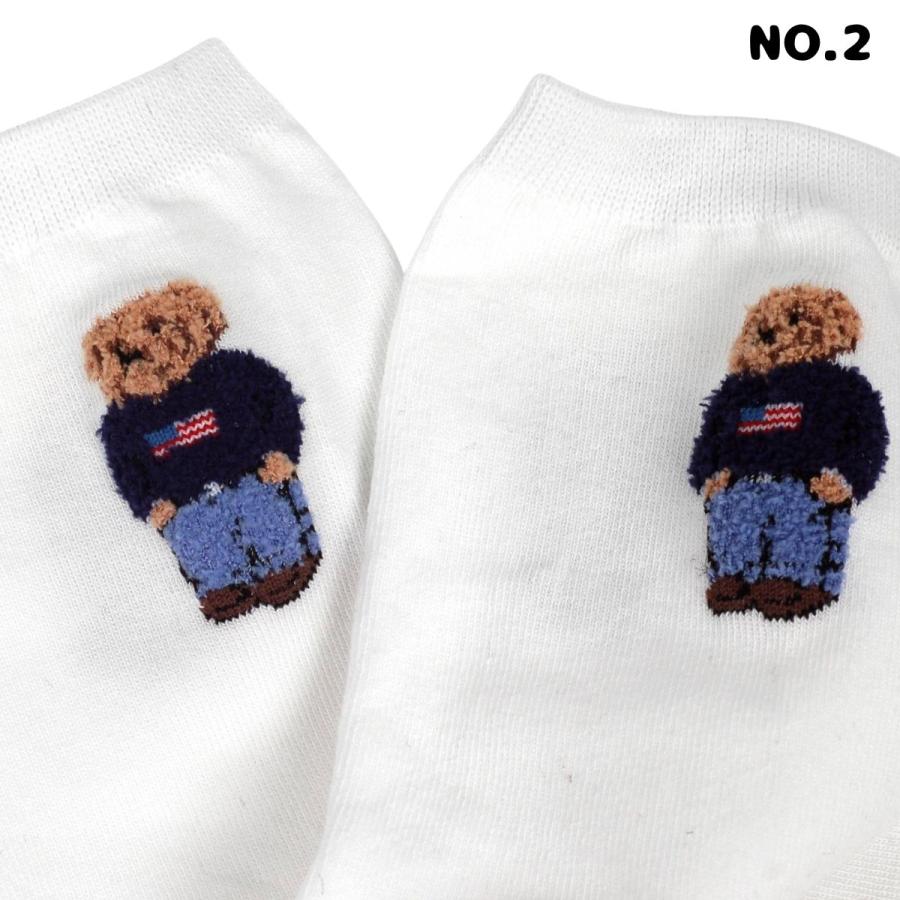 靴下 5足セット レディース 韓国 刺繍 クマ柄 クルーソックス かわいい おしゃれ 秋冬 韓国ファッション アニマル ソックス 韓国製 プレゼント 送料無料 |  | 06
