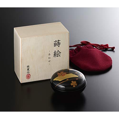 ソウルプチポット ミニ骨壷 木製 蒔絵あわせ 春秋流水 漆器 手元供養 分骨用 ミニ骨壺 123 ソウルプチポット 蒔絵あわせ