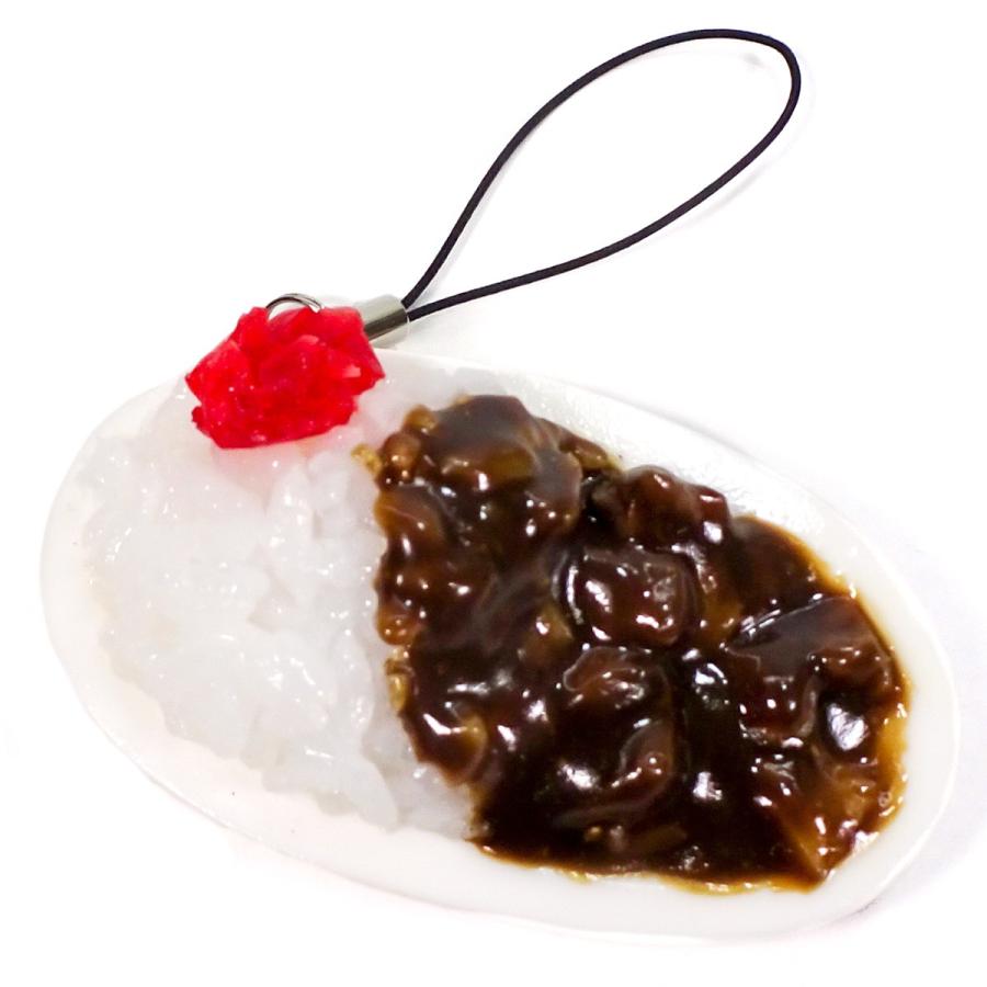 食べちゃいそうな ビーフカレー 食品サンプル キーホルダー ストラップ