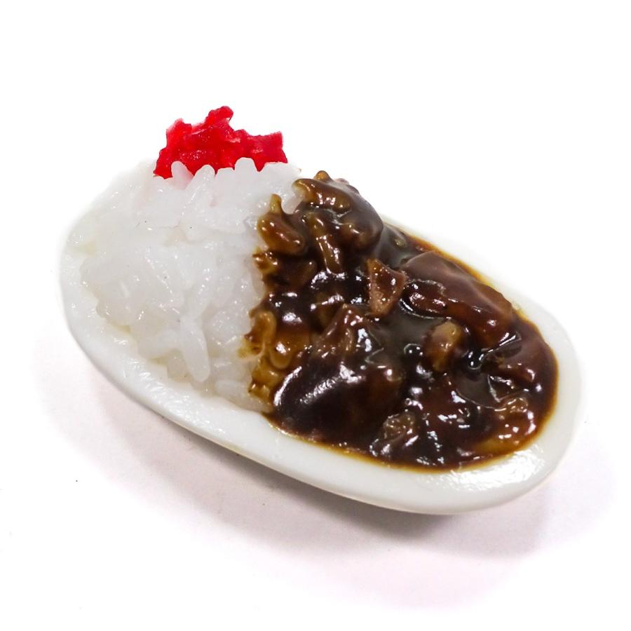 食べちゃいそうな ビーフカレー 食品サンプル キーホルダー