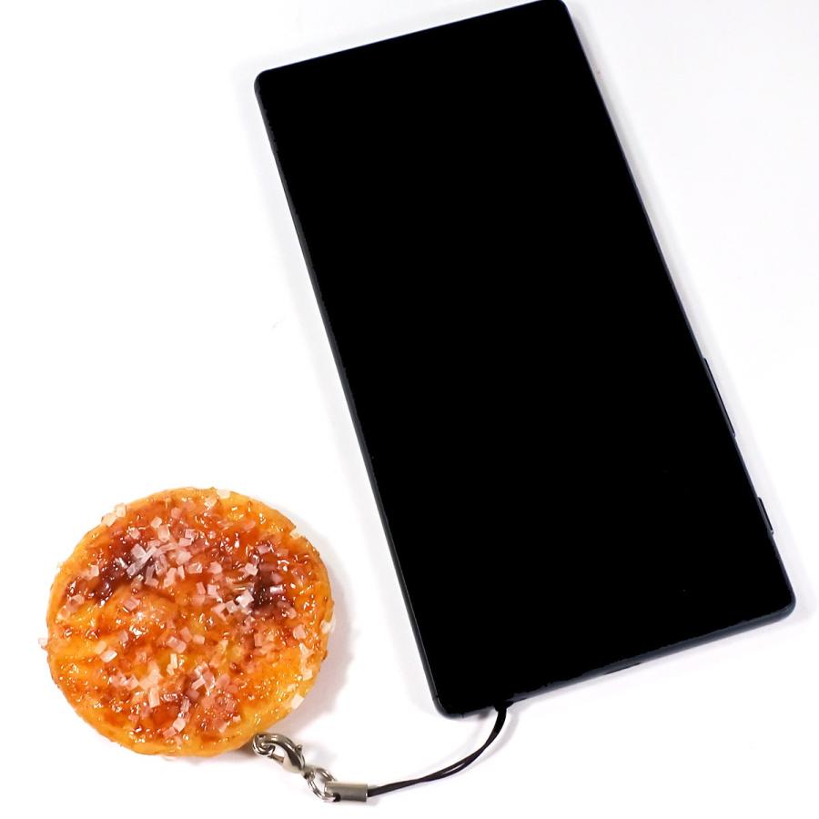 食品サンプル 食べちゃいそうな ザラメせんべい キーホルダー ストラップ |  | 03