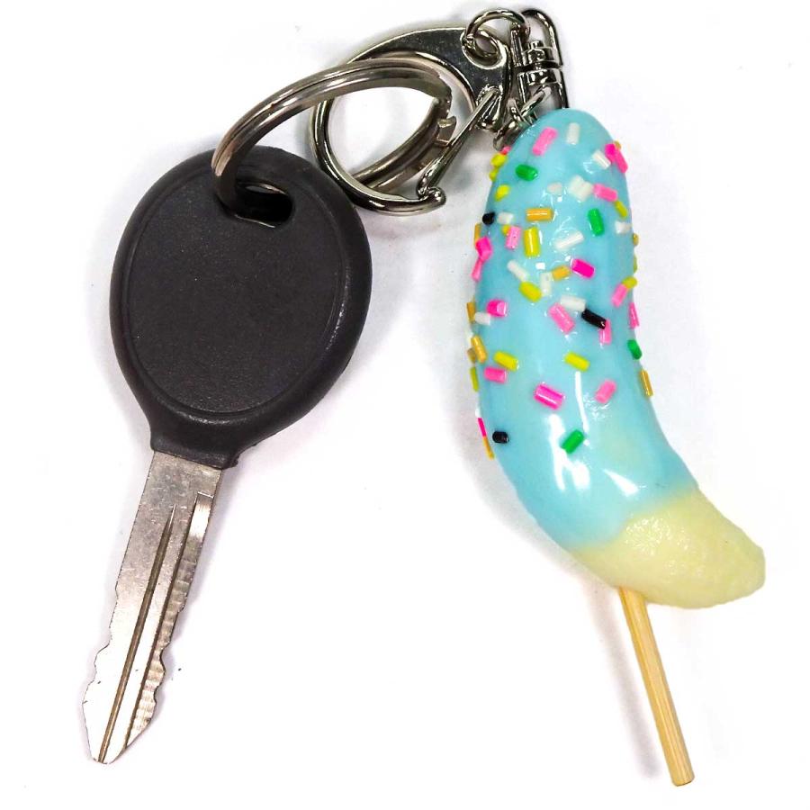 食品サンプル 食べちゃいそうな チョコバナナ キーホルダー ストラップ |  | 01