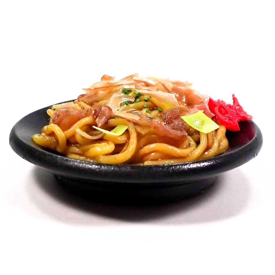 食品サンプル ソース 焼きそば キーホルダー ストラップ