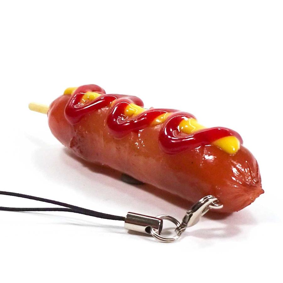食品サンプル 食べちゃいそうな フランクフルト ソーセージ キーホルダー ストラップ |  | 10