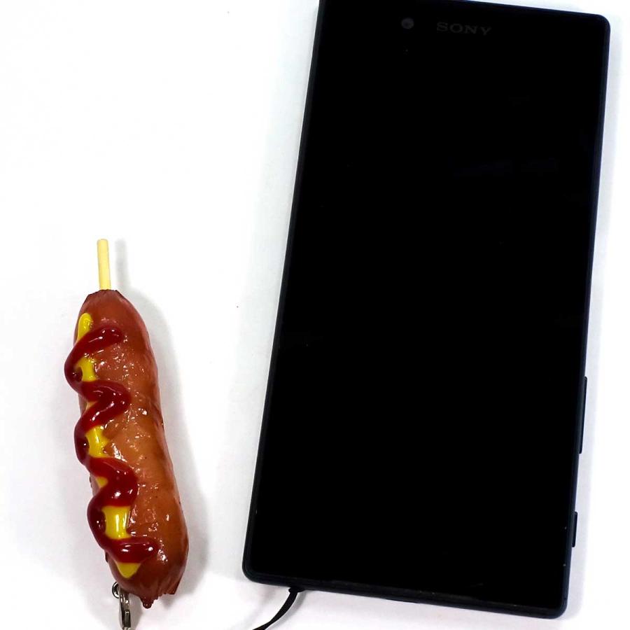 食品サンプル 食べちゃいそうな フランクフルト ソーセージ キーホルダー ストラップ |  | 02