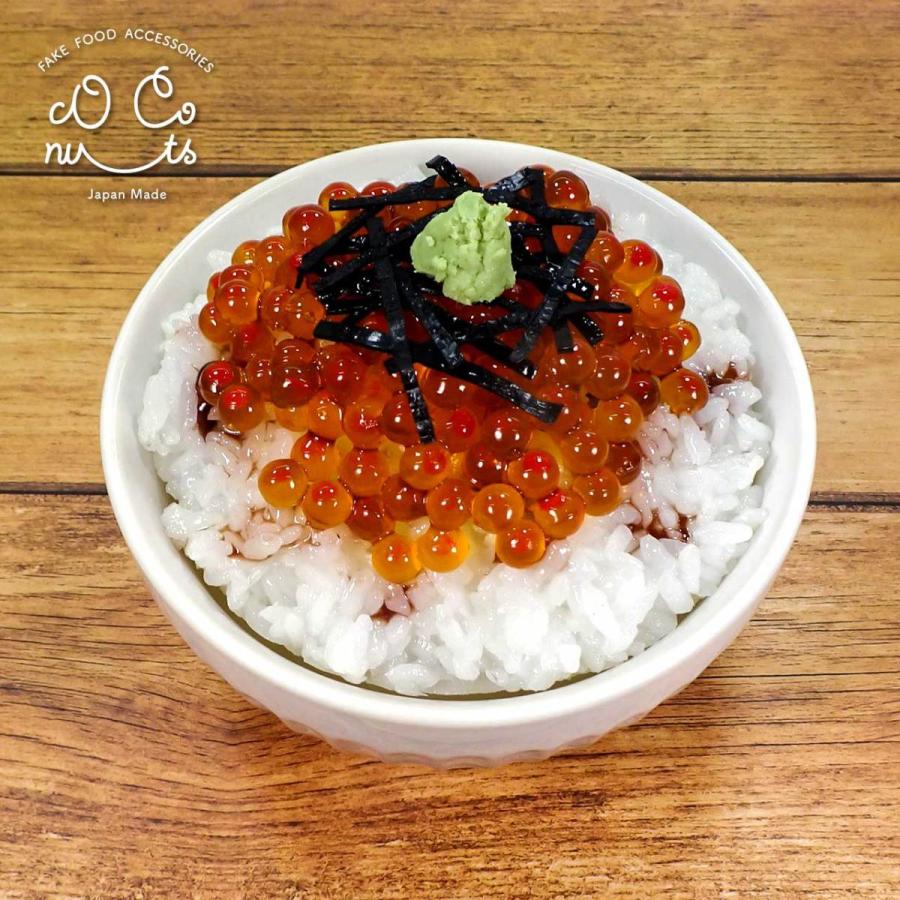 食品サンプル いくらご飯 ディスプレイ用 : リアル食品サンプル