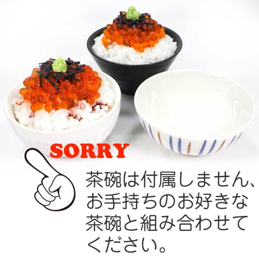 食品サンプル いくらご飯 ディスプレイ用 : リアル食品サンプル