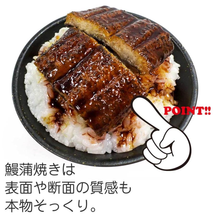 食品サンプル 鰻ご飯 ディスプレイ用 : リアル食品サンプル