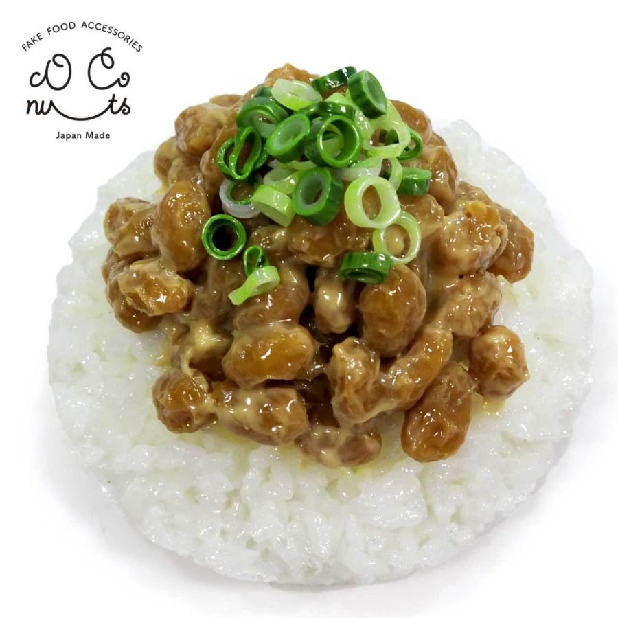 食品サンプル 納豆ご飯 ディスプレイ用 | 