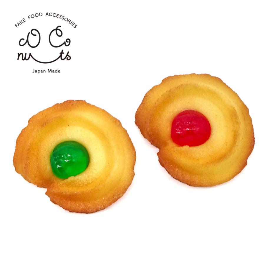 食品サンプル 食べちゃいそうな ドレンチェリー クッキー キーホルダー