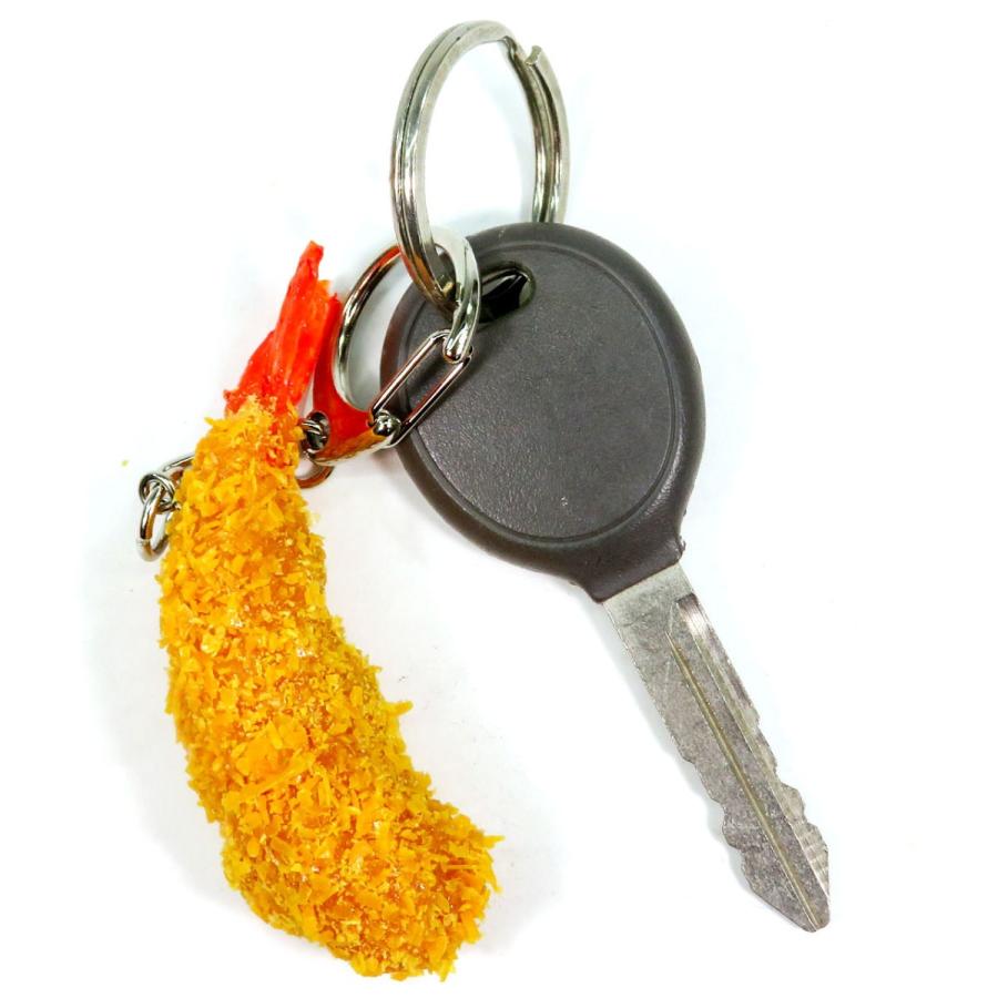 リアルコロッケ&エビフライストラップ 食品サンプル 食べちゃいそうな エビフライ キーホルダー ストラップ