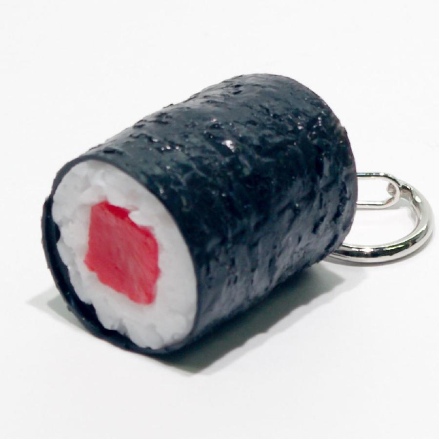 食品サンプル 食べちゃいそうな 鉄火巻き キーホルダー ストラップ