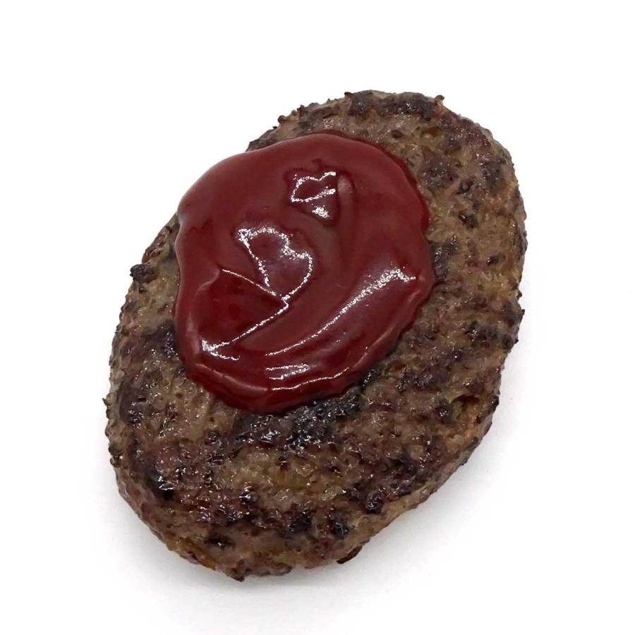 食品サンプル 食べちゃいそうな ハンバーグ キーホルダー ストラップ