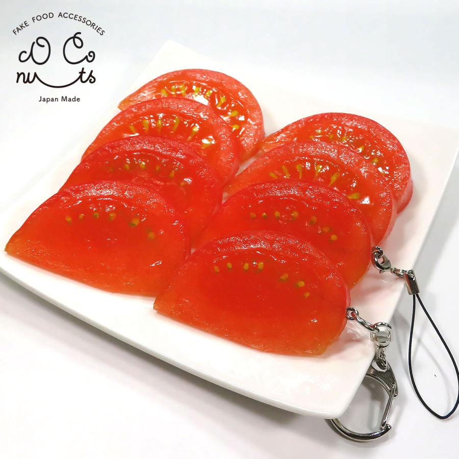 食品サンプル 食べちゃいそうな トマト キーホルダー ストラップ