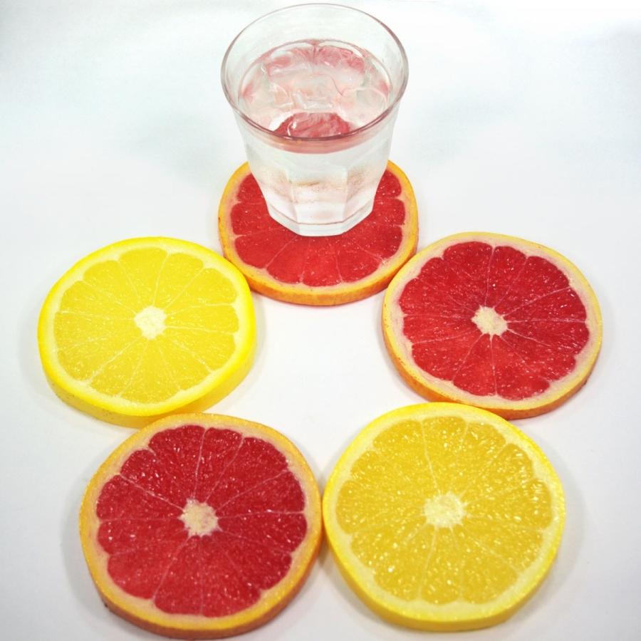 食べちゃいそうな食品サンプルコースター グレープフルーツ ルビー Zqai リアル食品サンプル ココナッツ 通販 Yahoo ショッピング