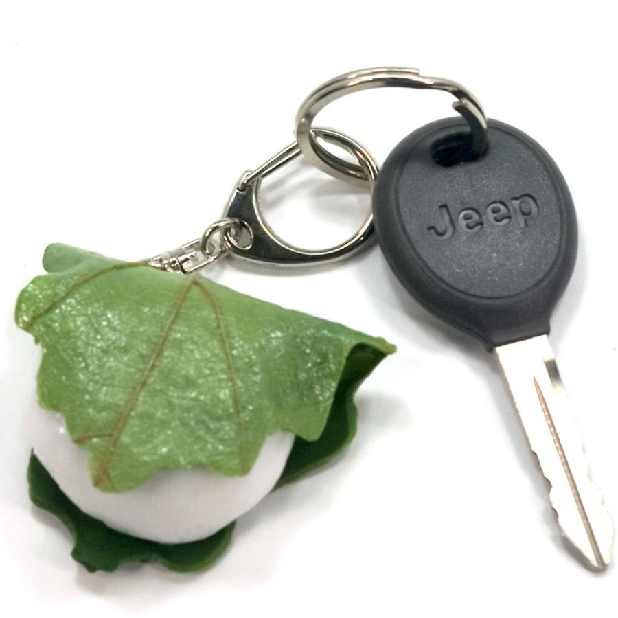 食品サンプル 食べちゃいそうな 柏餅 キーホルダー ストラップ