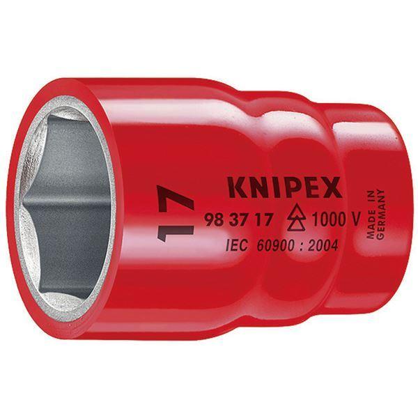 【最安値挑戦！】 KNIPEX（クニペックス）9837-17 （3／8SQ） 絶縁ソケット 1000V その他DIY、業務、産業用品