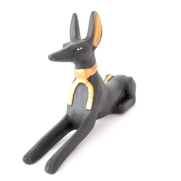 日本超安い 古代エジプトのアヌビス神 犬 Mサイズ Anubis 彫像 座るアヌビス神 日本オンラインストア Www Abcsemenstation Com