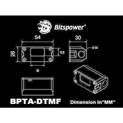 Bitspower Touchaqua Digit Thermal Sensor (Fahrenheit version)｜cocoro-gadget｜03