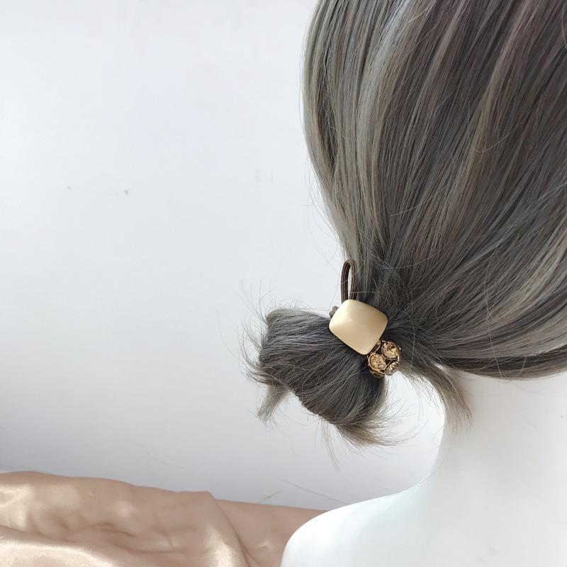 ヘアゴム おしゃれ 大人 レディース ヘアアクセサリー 髪飾り 上品 韓国 髪留め 訳ありセール 格安 キャラメルカラー 可愛い