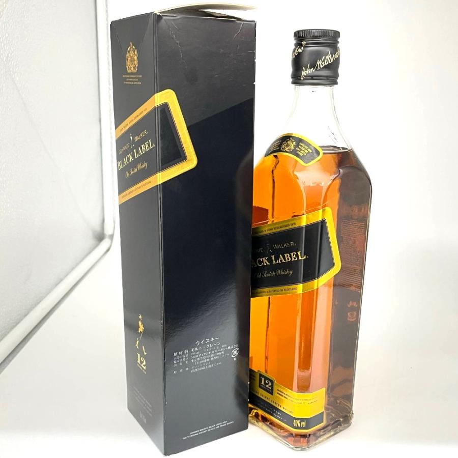 Johnnie Walker ジョニーウォーカー ウイスキー ブラックラベル 推定1990年代流通品 12年 金淵ラベル 700ml 40％ 洋酒 古酒 未開栓 |  | 01