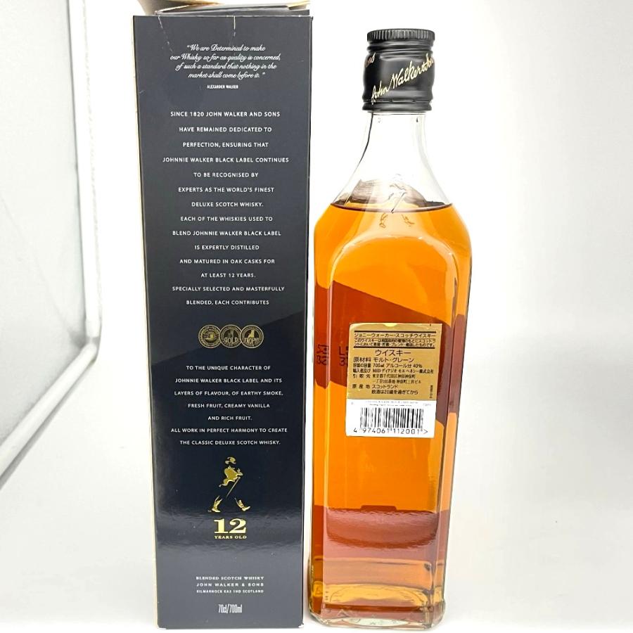 Johnnie Walker ジョニーウォーカー ウイスキー ブラックラベル 推定1990年代流通品 12年 金淵ラベル 700ml 40％ 洋酒 古酒 未開栓 |  | 02
