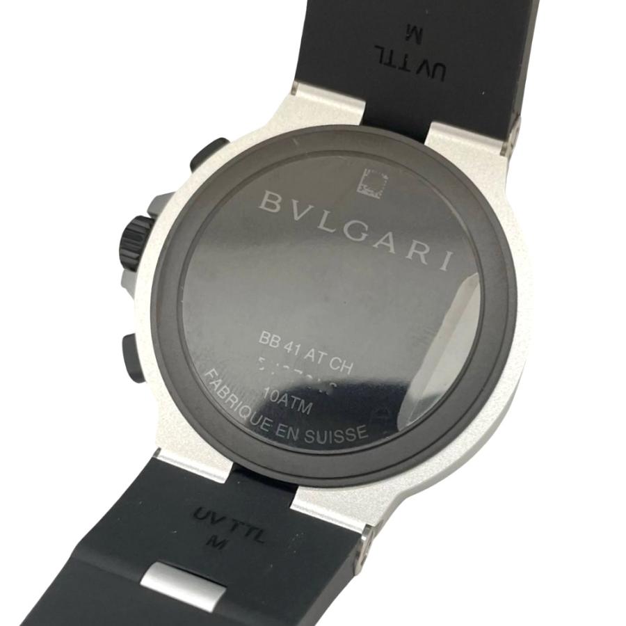 BVLGARI 腕時計 103868 BB41ATCH ブルガリ アルミニウム クロノグラフ 41m アルミ×ラバー ブラック 自動巻き メンズ | BVLGARI | 05