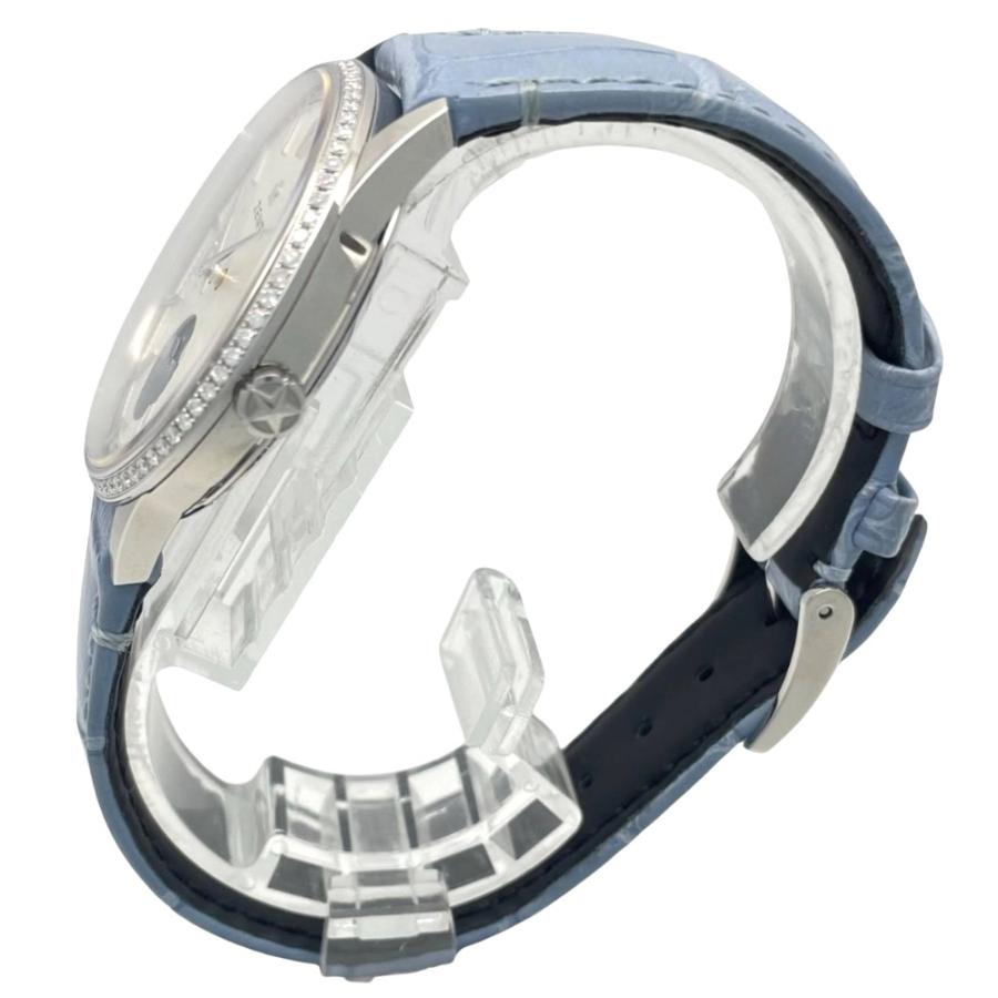 ゼニス エリート ムーンフェイス 36mm ベゼルダイヤ 自動巻き ユニセックス アリゲーター ZENITH 腕時計 未使用品 | Elite（ZENITH） | 04