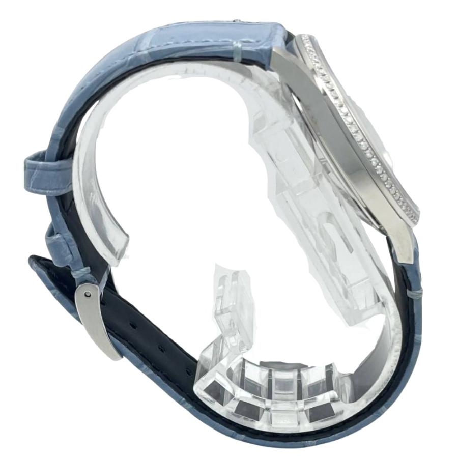 ゼニス エリート ムーンフェイス 36mm ベゼルダイヤ 自動巻き ユニセックス アリゲーター ZENITH 腕時計 未使用品 | Elite（ZENITH） | 05