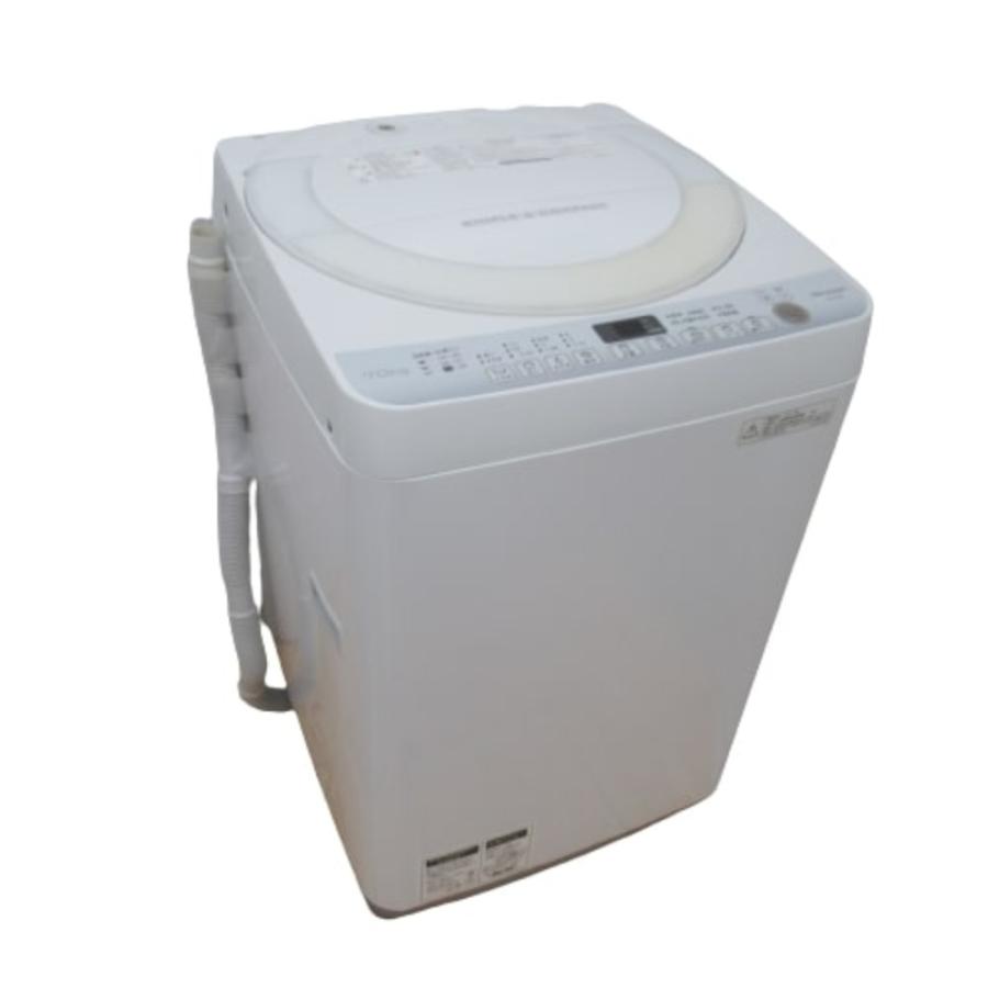 SHARP シャープ 全自動電気洗濯機 ES-T709-W 7.0kg 2017年製 ホワイト