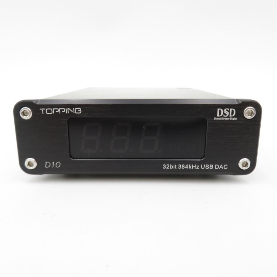 2021年製TOPPING D10 Black USB-DAC 開封品 イヤホン、ヘッドホン